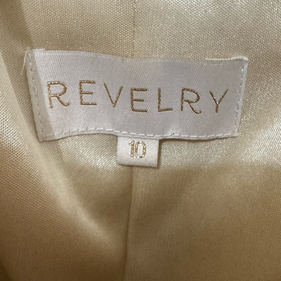 Revelry Skye Satin Maxi Dress Size 10 - Picture 4 of 6